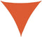 vidaXL - Zonnezeil - 160 - g/m² - driehoekig - 4,5x4,5x4,5 - m - HDPE - oranje