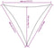 vidaXL - Zonnezeil - 160 - g/m² - driehoekig - 4,5x4,5x4,5 - m - HDPE - geel