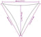 vidaXL - Zonnezeil - 160 - g/m² - driehoekig - 4,5x4,5x4,5 - m - HDPE - oranje
