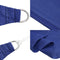 vidaXL - Zonnezeil - 160 - g/m² - driehoekig - 4,5x4,5x4,5 - m - HDPE - blauw