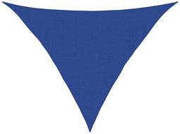 vidaXL - Zonnezeil - 160 - g/m² - driehoekig - 4x4x5,8 - m - HDPE - blauw