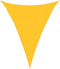 vidaXL - Zonnezeil - 160 - g/m² - driehoekig - 4x5x5 - m - HDPE - geel