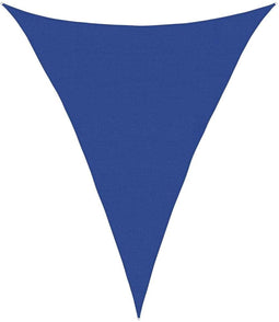 vidaXL - Zonnezeil - 160 - g/m² - driehoekig - 4x5x5 - m - HDPE - blauw