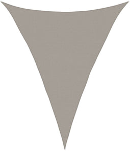 vidaXL - Zonnezeil - 160 - g/m² - driehoekig - 4x5x5 - m - HDPE - lichtgrijs