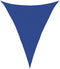 vidaXL - Zonnezeil - 160 - g/m² - driehoekig - 4x5x5 - m - HDPE - blauw