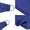 vidaXL - Zonnezeil - 160 - g/m² - driehoekig - 4x5x5 - m - HDPE - blauw