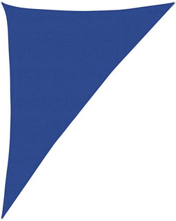 vidaXL - Zonnezeil - 160 - g/m² - driehoekig - 4x5x6,8 - m - HDPE - blauw