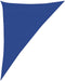 vidaXL - Zonnezeil - 160 - g/m² - driehoekig - 4x5x6,8 - m - HDPE - blauw