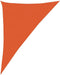 vidaXL - Zonnezeil - 160 - g/m² - driehoekig - 4x5x6,8 - m - HDPE - oranje