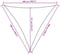 vidaXL - Zonnezeil - 160 - g/m² - driehoekig - 5x5x5 - m - HDPE - geel