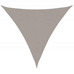 vidaXL - Zonnezeil - 160 - g/m² - driehoekig - 5x5x5 - m - HDPE - lichtgrijs