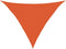 vidaXL - Zonnezeil - 160 - g/m² - driehoekig - 5x5x6 - m - HDPE - oranje