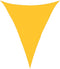 vidaXL - Zonnezeil - 160 - g/m² - driehoekig - 5x6x6 - m - HDPE - geel