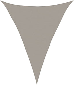 vidaXL - Zonnezeil - 160 - g/m² - driehoekig - 5x6x6 - m - HDPE - lichtgrijs