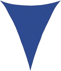vidaXL - Zonnezeil - 160 - g/m² - driehoekig - 5x6x6 - m - HDPE - blauw