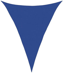 vidaXL - Zonnezeil - 160 - g/m² - driehoekig - 5x7x7 - m - HDPE - blauw