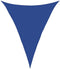 vidaXL - Zonnezeil - 160 - g/m² - driehoekig - 5x7x7 - m - HDPE - blauw