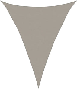 vidaXL - Zonnezeil - 160 - g/m² - driehoekig - 5x7x7 - m - HDPE - lichtgrijs