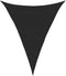 vidaXL - Zonnezeil - 160 - g/m² - driehoekig - 5x7x7 - m - HDPE - zwart