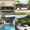 vidaXL - Zonnezeil - 160 - g/m² - driehoekig - 5x7x7 - m - HDPE - lichtgrijs