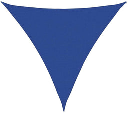 vidaXL - Zonnezeil - 160 - g/m² - driehoekig - 6x6x6 - m - HDPE - blauw
