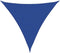 vidaXL - Zonnezeil - 160 - g/m² - driehoekig - 6x6x6 - m - HDPE - blauw