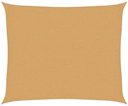 vidaXL - Zonnezeil - 160 - g/m² - rechthoekig - 2,5x3 - m - HDPE - zandkleurig