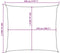 vidaXL - Zonnezeil - 160 - g/m² - rechthoekig - 2,5x3 - m - HDPE - zandkleurig