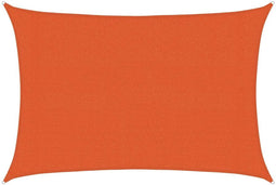 vidaXL - Zonnezeil - 160 - g/m² - rechthoekig - 3x4,5 - m - HDPE - oranje