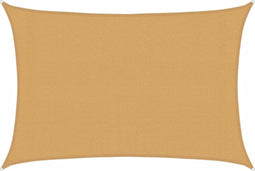 vidaXL - Zonnezeil - 160 - g/m² - rechthoekig - 3x4 - m - HDPE - zandkleurig