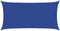 vidaXL - Zonnezeil - 160 - g/m² - rechthoekig - 4x7 - m - HDPE - blauw