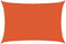 vidaXL - Zonnezeil - 160 - g/m² - rechthoekig - 5x6 - m - HDPE - oranje
