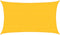 vidaXL - Zonnezeil - 160 - g/m² - rechthoekig - 5x8 - m - HDPE - geel