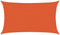 vidaXL - Zonnezeil - 160 - g/m² - rechthoekig - 5x8 - m - HDPE - oranje