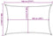 vidaXL - Zonnezeil - 160 - g/m² - rechthoekig - 6x7 - m - HDPE - geel