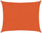 vidaXL - Zonnezeil - 160 - g/m² - rechthoekig - 6x7 - m - HDPE - oranje
