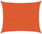 vidaXL - Zonnezeil - 160 - g/m² - rechthoekig - 6x8 - m - HDPE - oranje