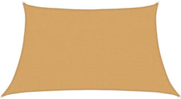 vidaXL - Zonnezeil - 160 - g/m² - trapezium - 3/4x2 - m - HDPE - lichtgrijs