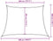 vidaXL - Zonnezeil - 160 - g/m² - trapezium - 4/5x3 - m - HDPE - blauw