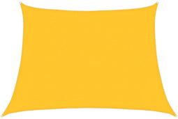 vidaXL - Zonnezeil - 160 - g/m² - trapezium - 4/5x3 - m - HDPE - geel