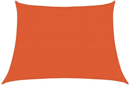 vidaXL - Zonnezeil - 160 - g/m² - trapezium - 4/5x3 - m - HDPE - oranje