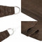 vidaXL - Zonnezeil - 160 - g/m² - trapezium - 4/5x4 - m - HDPE - bruin