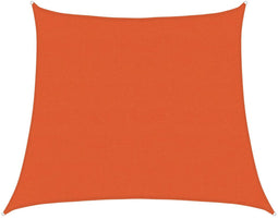 vidaXL - Zonnezeil - 160 - g/m² - trapezium - 4/5x4 - m - HDPE - oranje