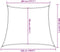 vidaXL - Zonnezeil - 160 - g/m² - trapezium - 4/5x4 - m - HDPE - oranje