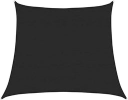 vidaXL - Zonnezeil - 160 - g/m² - trapezium - 4/5x4 - m - HDPE - zwart
