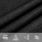 vidaXL - Zonnezeil - 160 - g/m² - trapezium - 4/5x4 - m - HDPE - zwart