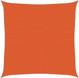 vidaXL - Zonnezeil - 160 - g/m² - vierkant - 4,5x4,5 - m - HDPE - oranje