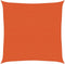 vidaXL - Zonnezeil - 160 - g/m² - vierkant - 4,5x4,5 - m - HDPE - oranje