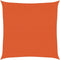 vidaXL - Zonnezeil - 160 - g/m² - vierkant - 5x5 - m - HDPE - oranje