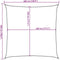 vidaXL - Zonnezeil - 160 - g/m² - vierkant - 5x5 - m - HDPE - zandkleurig